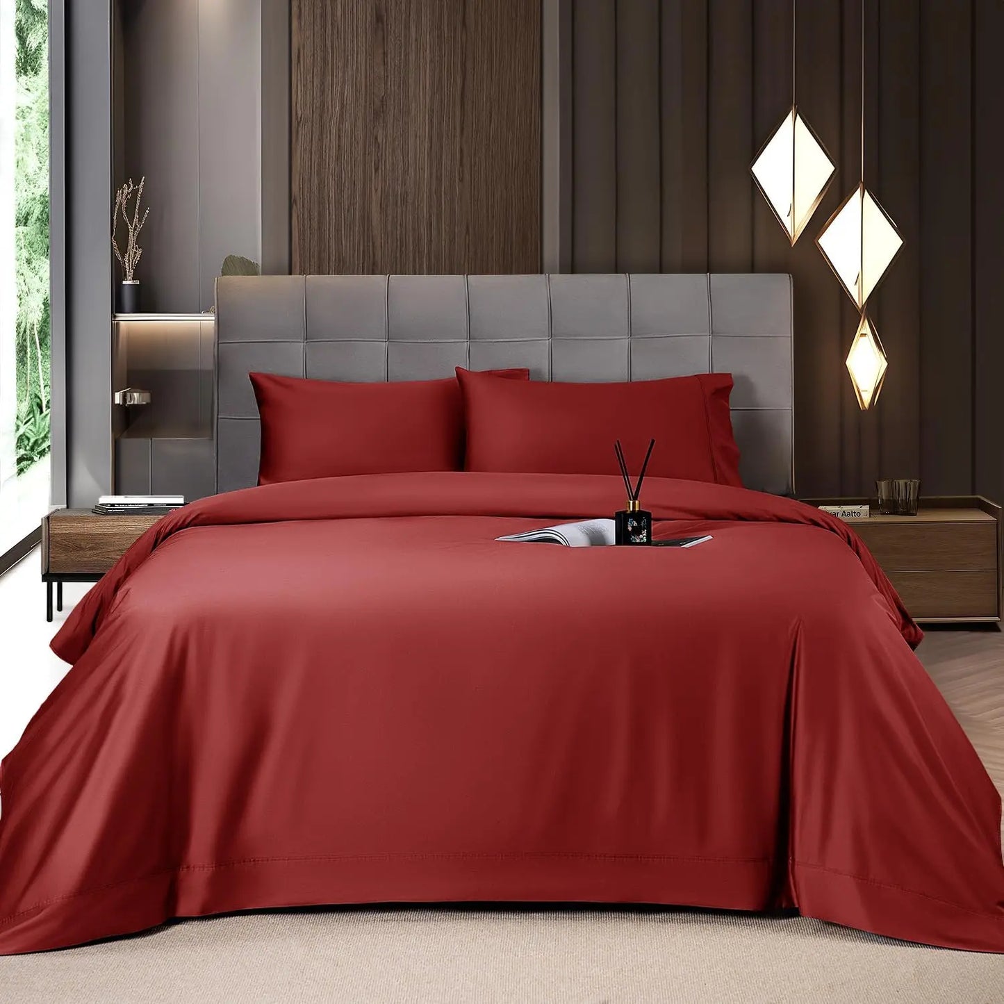 Bamboo Sheets Set-6pc